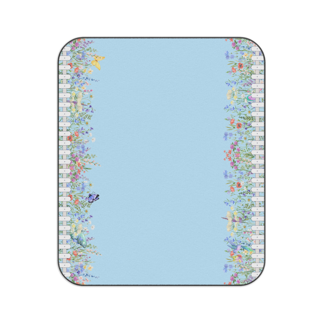 Picnic Blanket water resistant backing - Welcome to My Garden Party – Home Decor by Cre8ive Masters