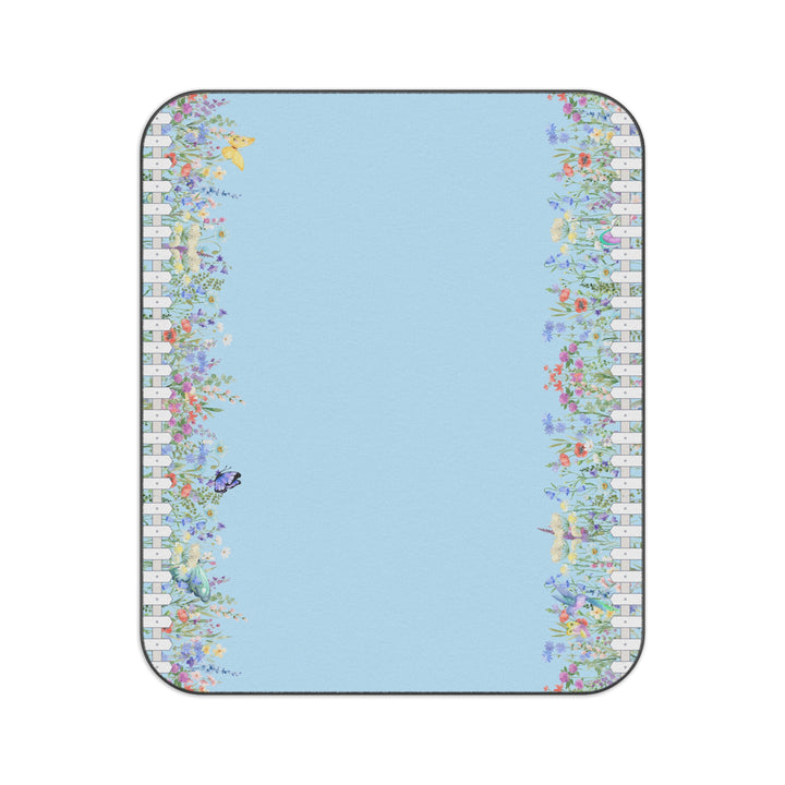 Picnic Blanket water resistant backing - Welcome to My Garden Party – Home Decor by Cre8ive Masters