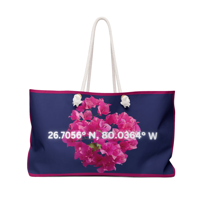 "Palm Beach Coordinates" Tote.