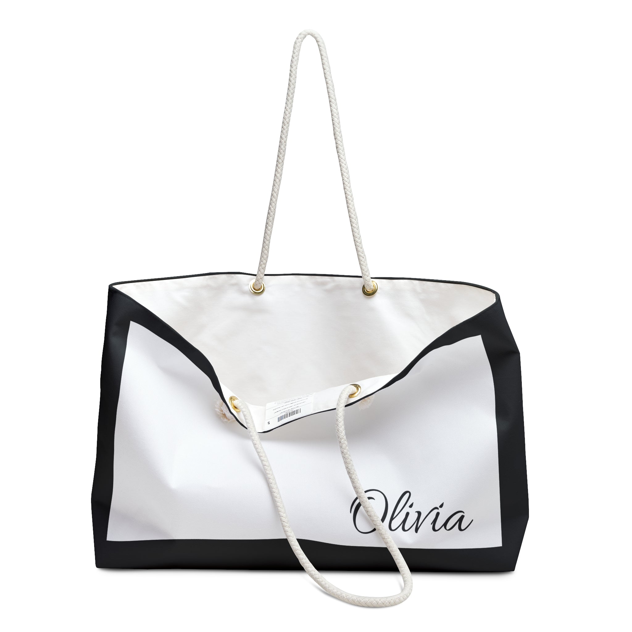 Personalized PBP Tote Bag, Custom Travel Tote, Beach Bag, Gym Bag