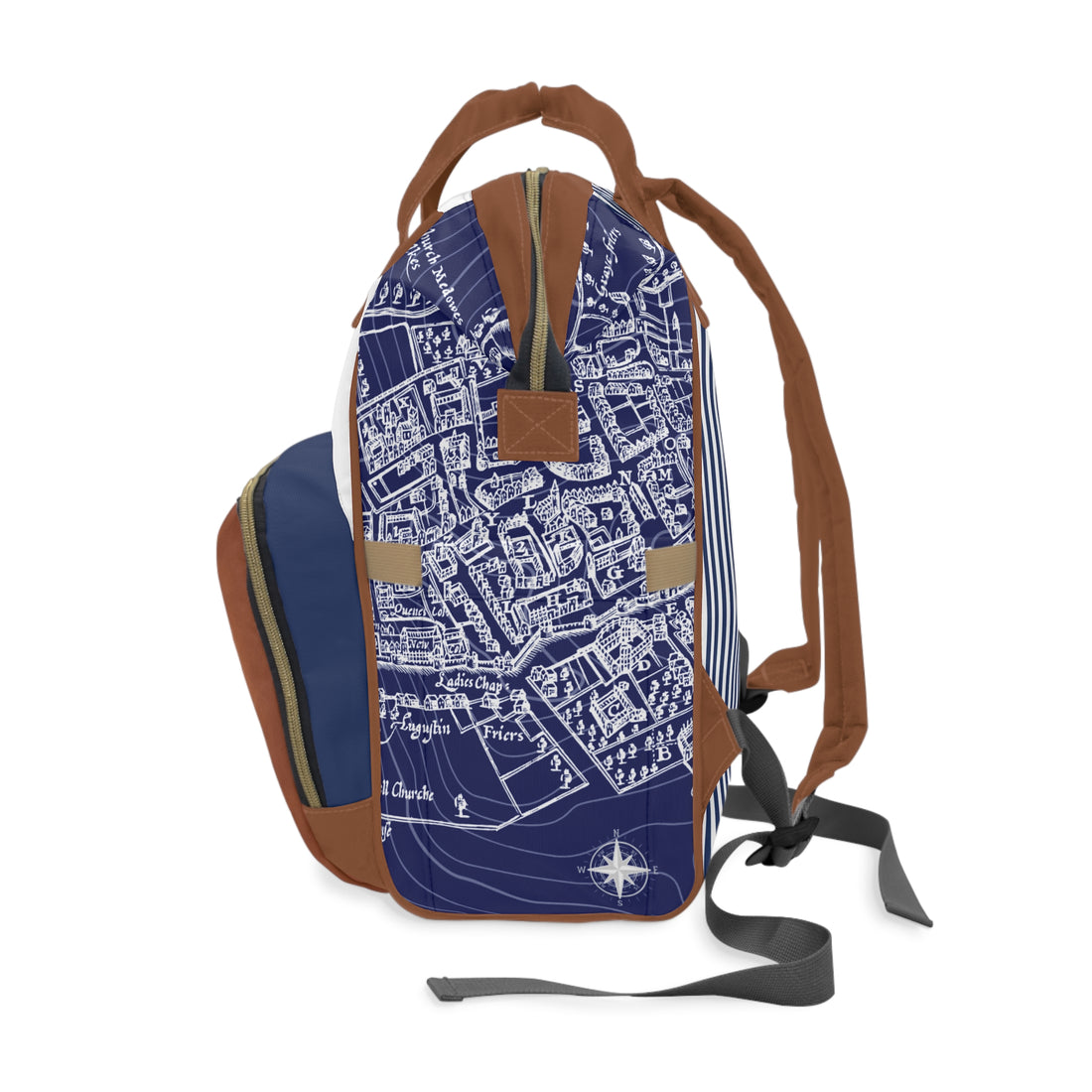 Nautical Diaper Backpack -Stylish for Dad