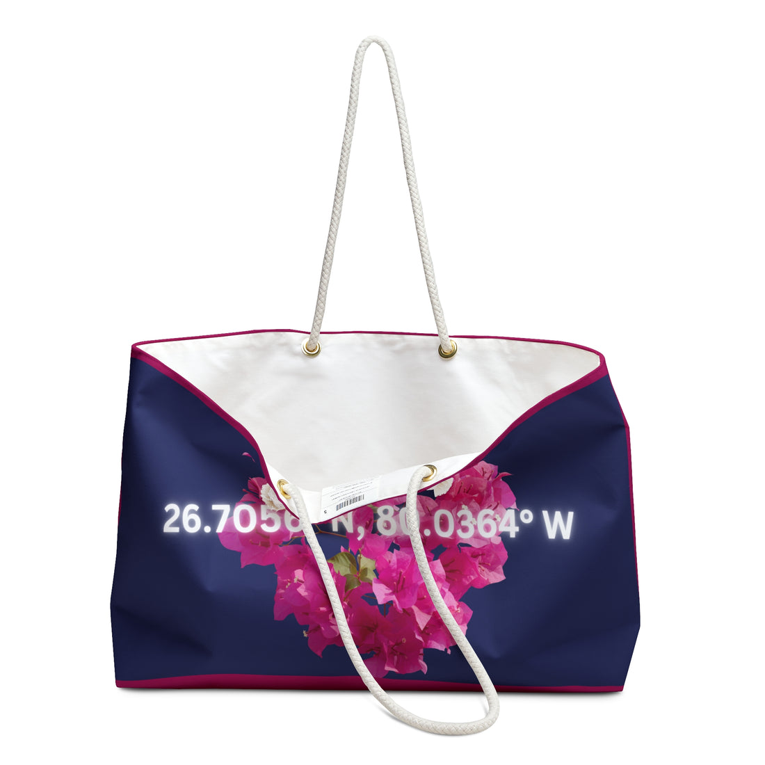 "Palm Beach Coordinates" Tote.