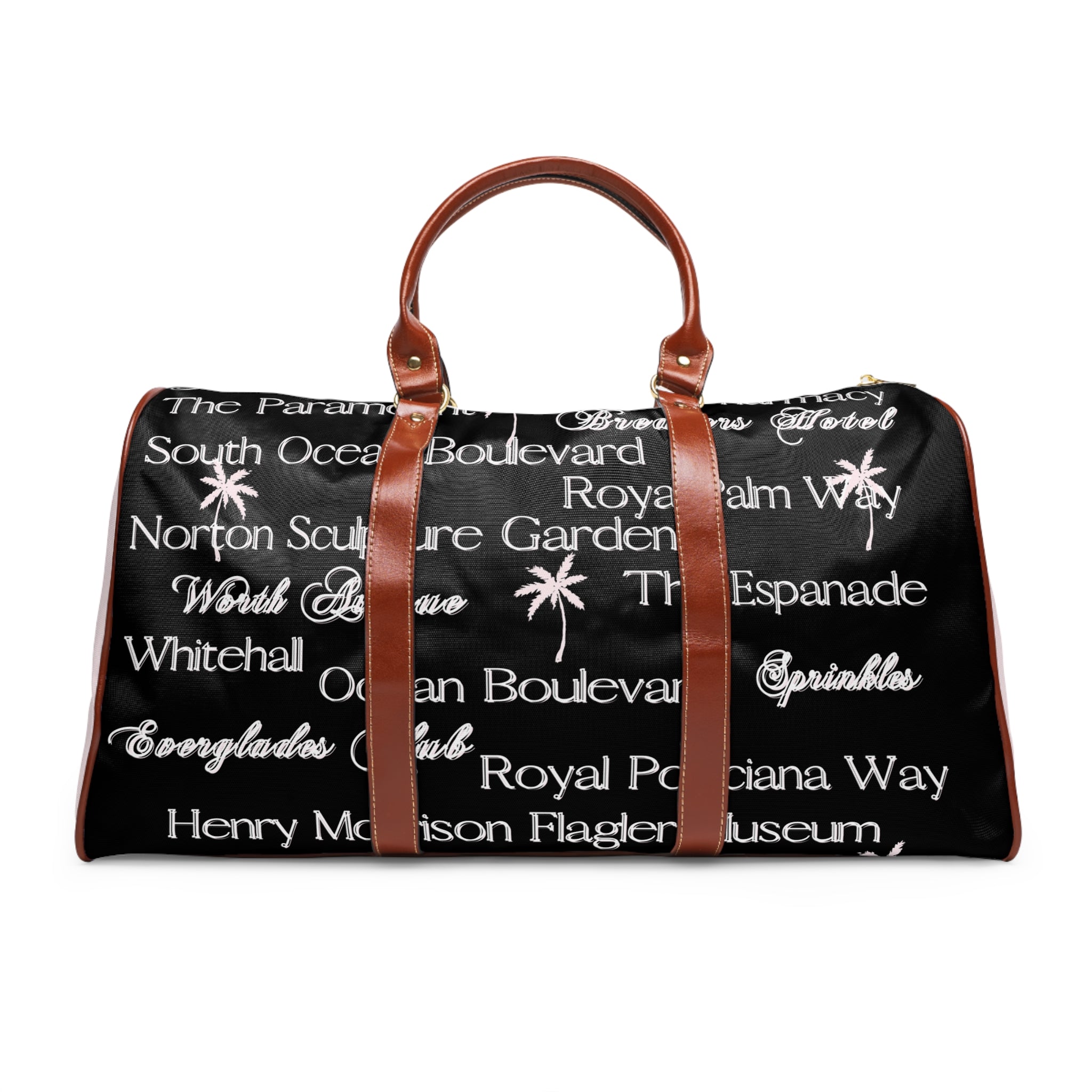 CM Waterproof Travel Bag BlackPink Palm Beach