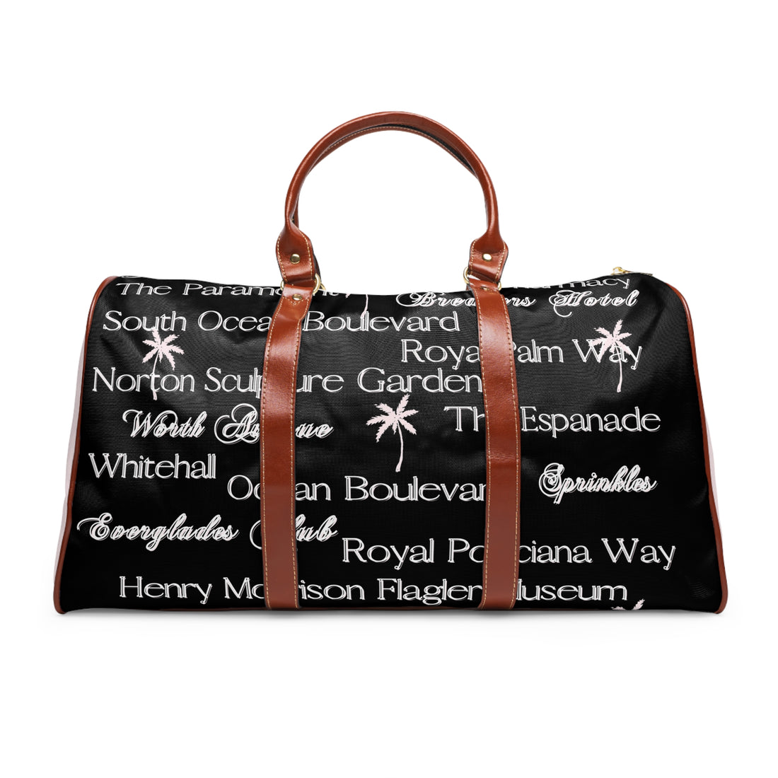 CM Waterproof Travel Bag BlackPink Palm Beach