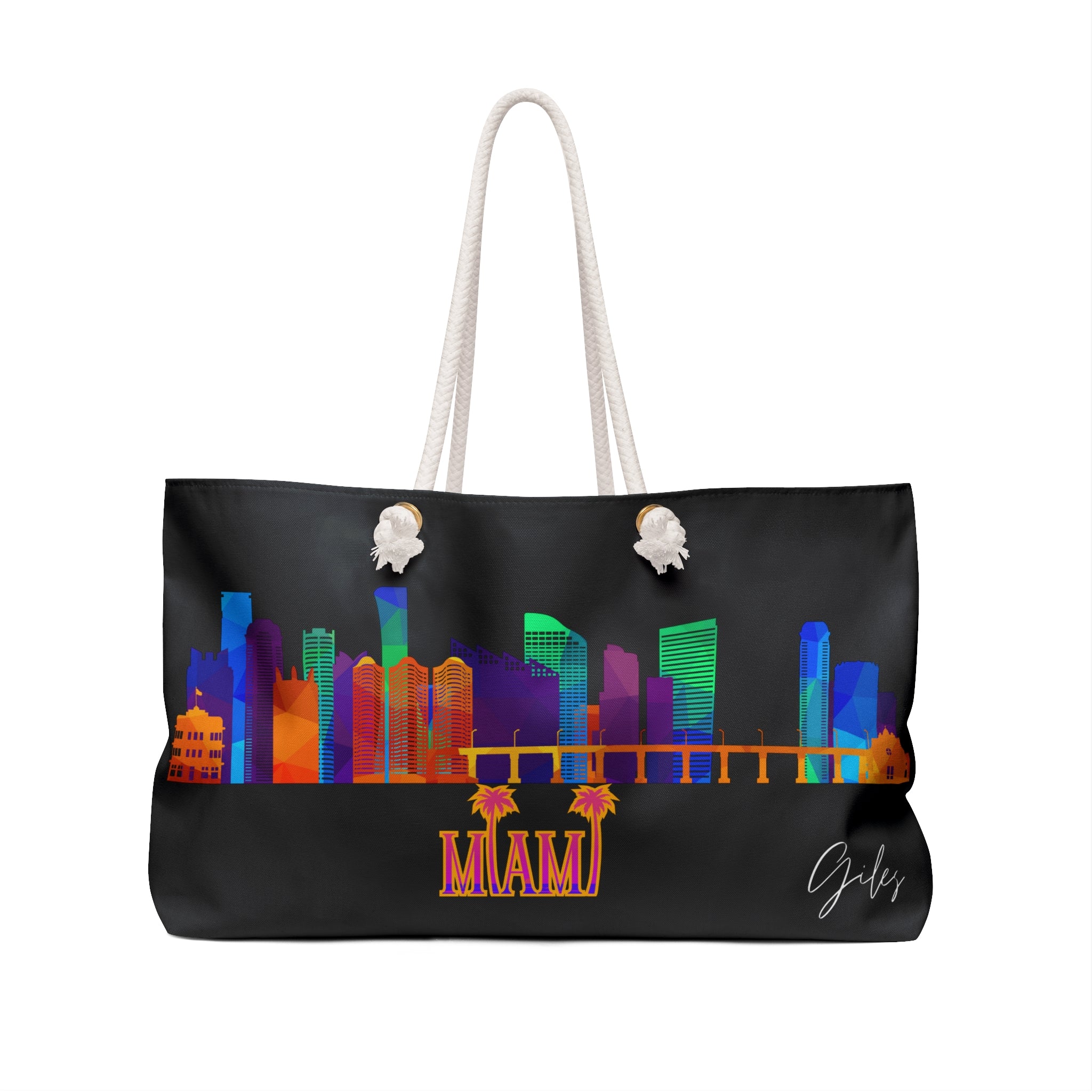 "Miami At Night Tote- Inspired by Giles" Tote