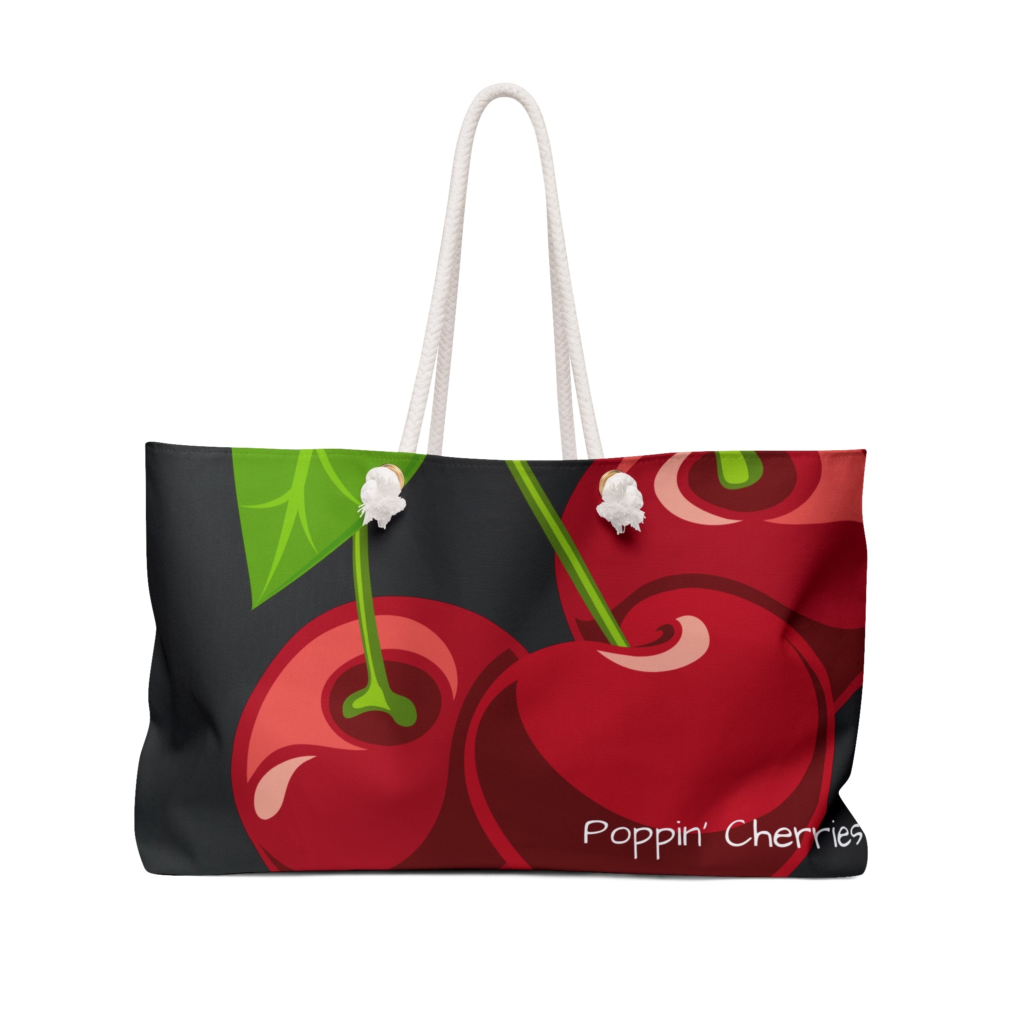 Poppin' Sweet Cherries Tote – Fun & Stylish Everyday Bag