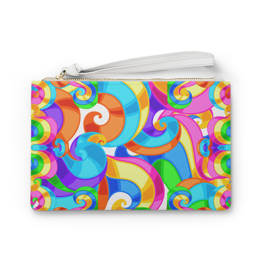 Faux Leather Clutch Bag