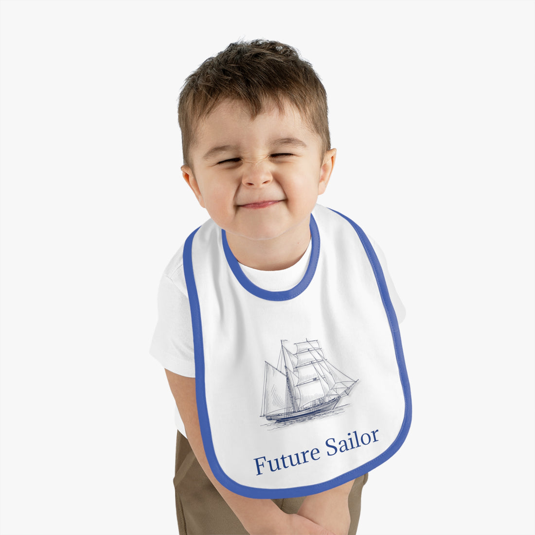 Nautical Baby Gift Future Sailor Baby Bib