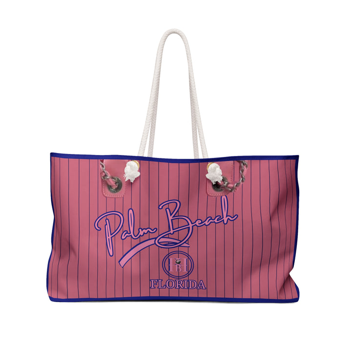 "Palm Beach Pink-Blue" Tote -  Soft & Smooth