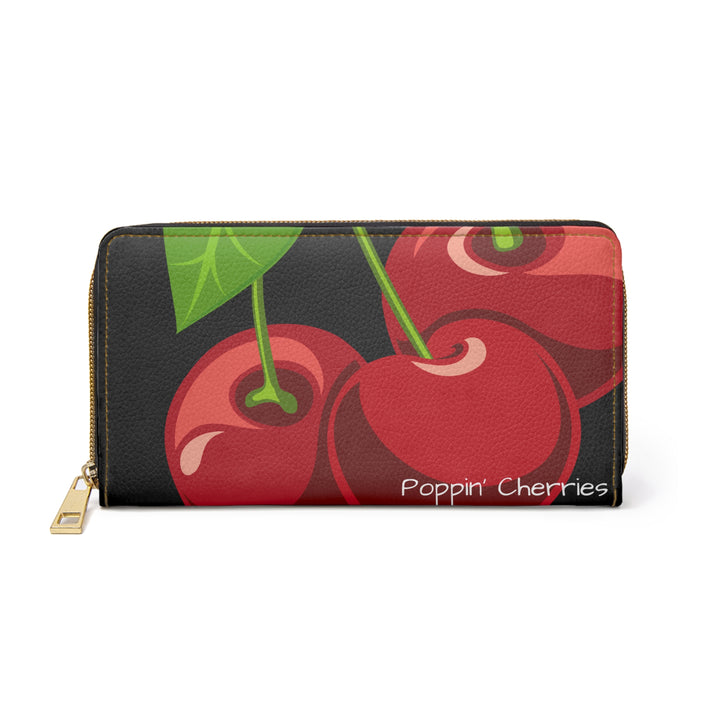 Charming Cherry Zipper Wallet | Sweet Design Accessory