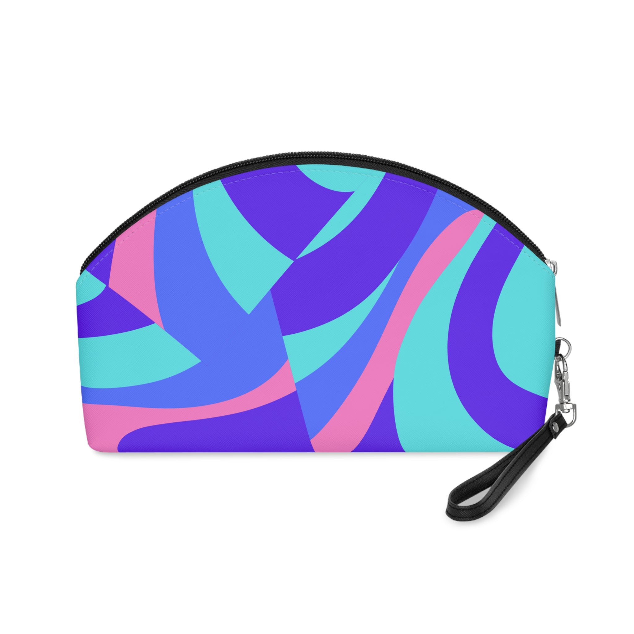 PBP Aqua Purple Make Up Bag — Stylish Cosmetic Pouch