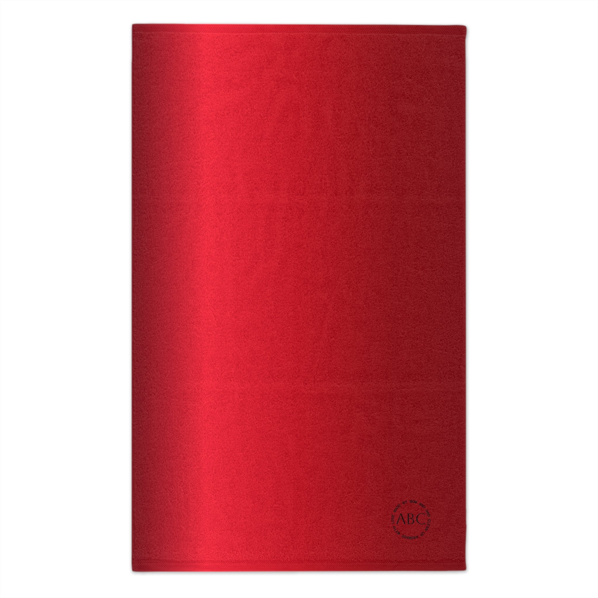 Red Satin Scarf Burp Cloth – Elegant Red Look Satin Accessory