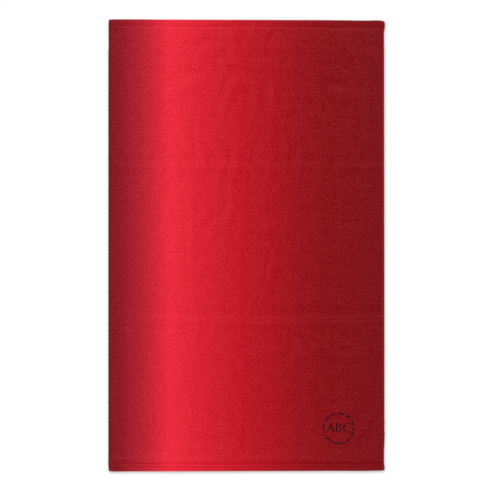 Red Satin Scarf Burp Cloth – Elegant Red Look Satin Accessory