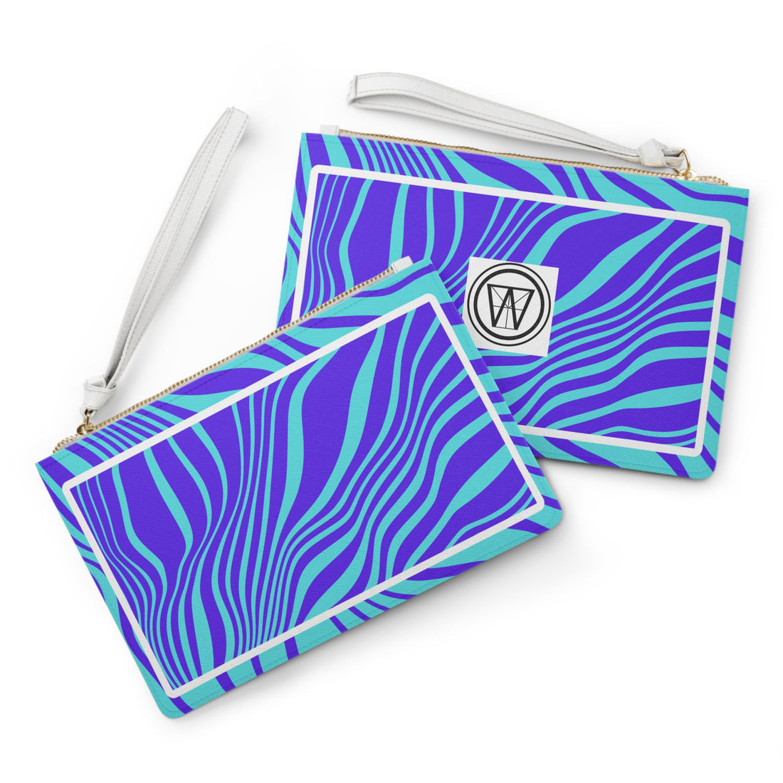 purple-aqua Clutch Bag vibrant wealthy sigil