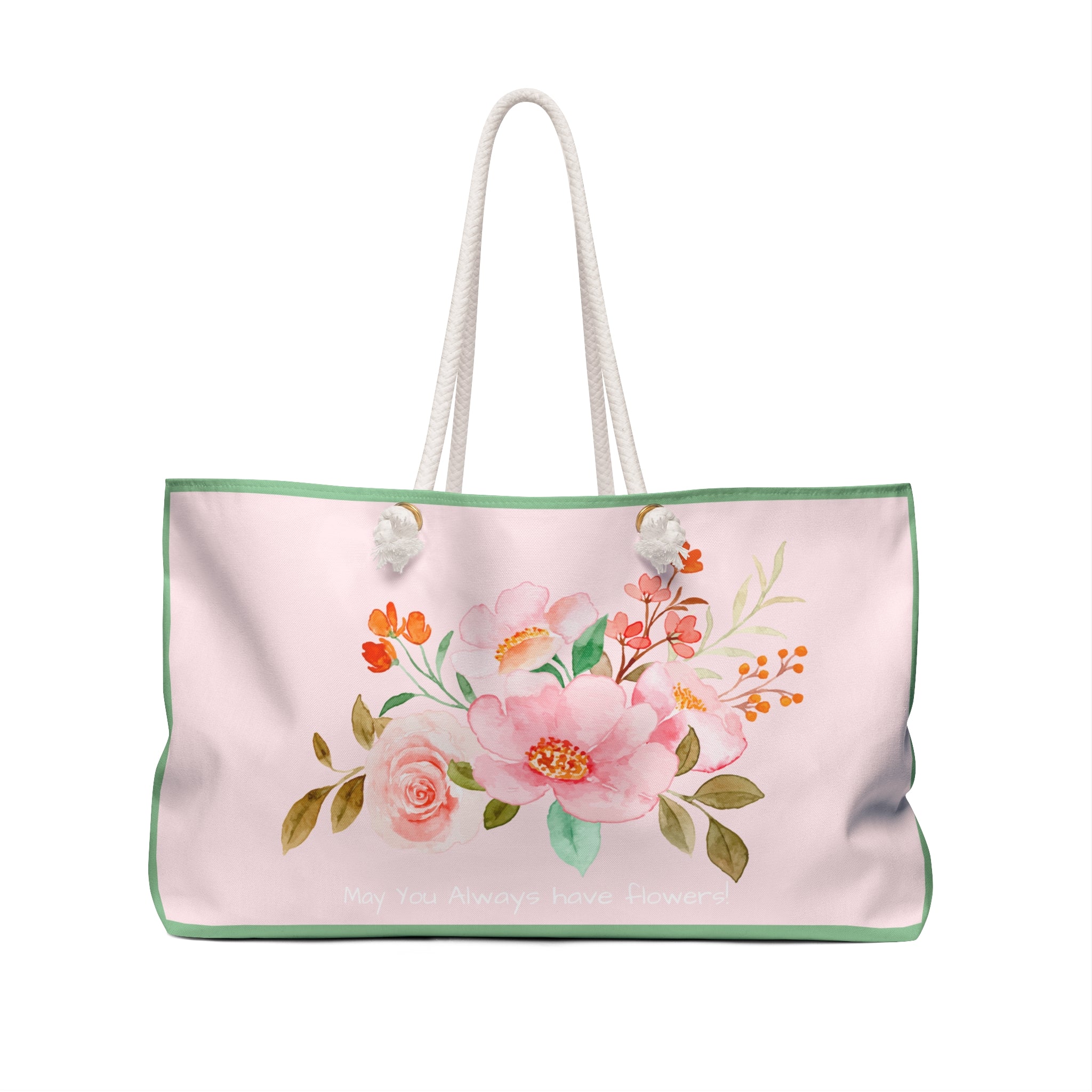 #1 Mom/Flowers Tote