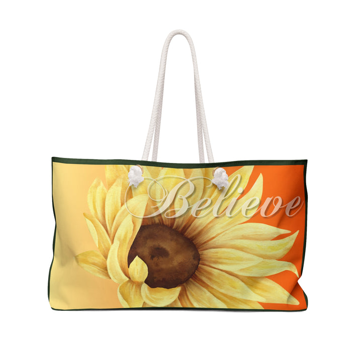 "Believe The Sun Rises" Tote