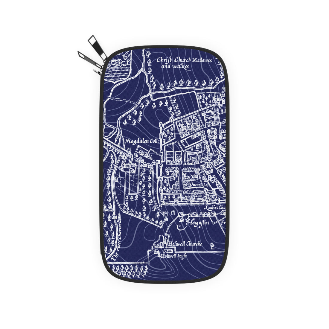 Map Passport Wallet Navy Blue | Travel Organizer, Adventure Essential