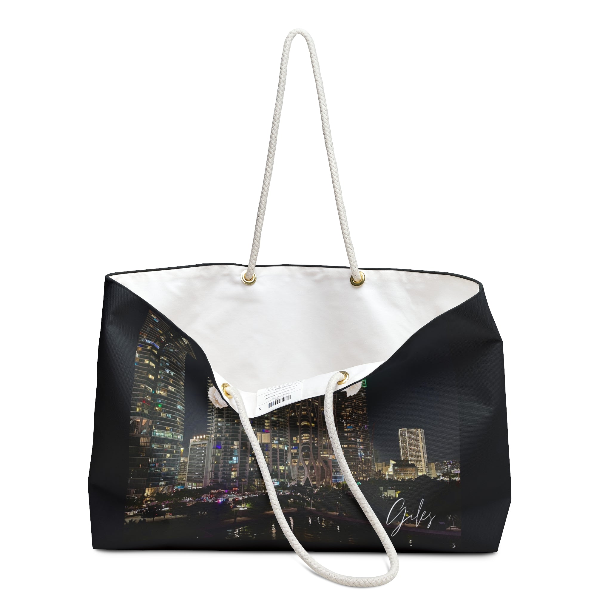 "Miami At Night Tote- Inspired by Giles" Tote