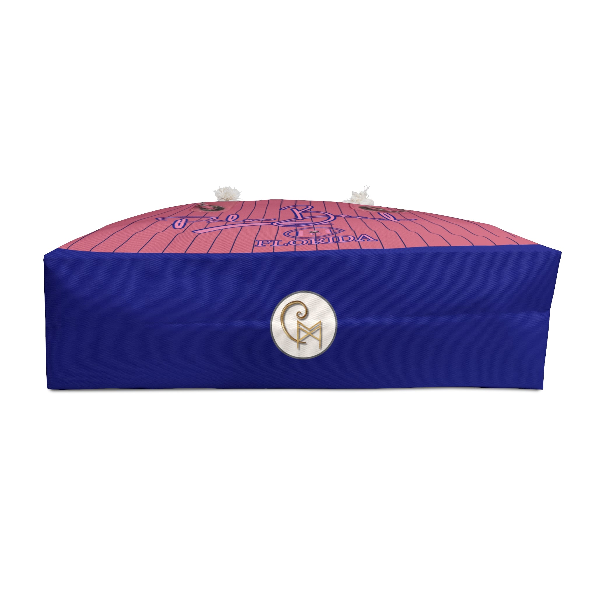 "Palm Beach Pink-Blue" Tote -  Soft & Smooth