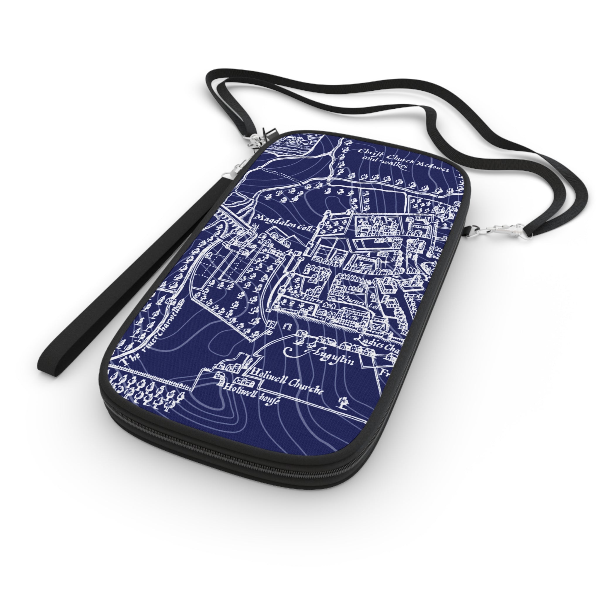Map Passport Wallet Navy Blue | Travel Organizer, Adventure Essential