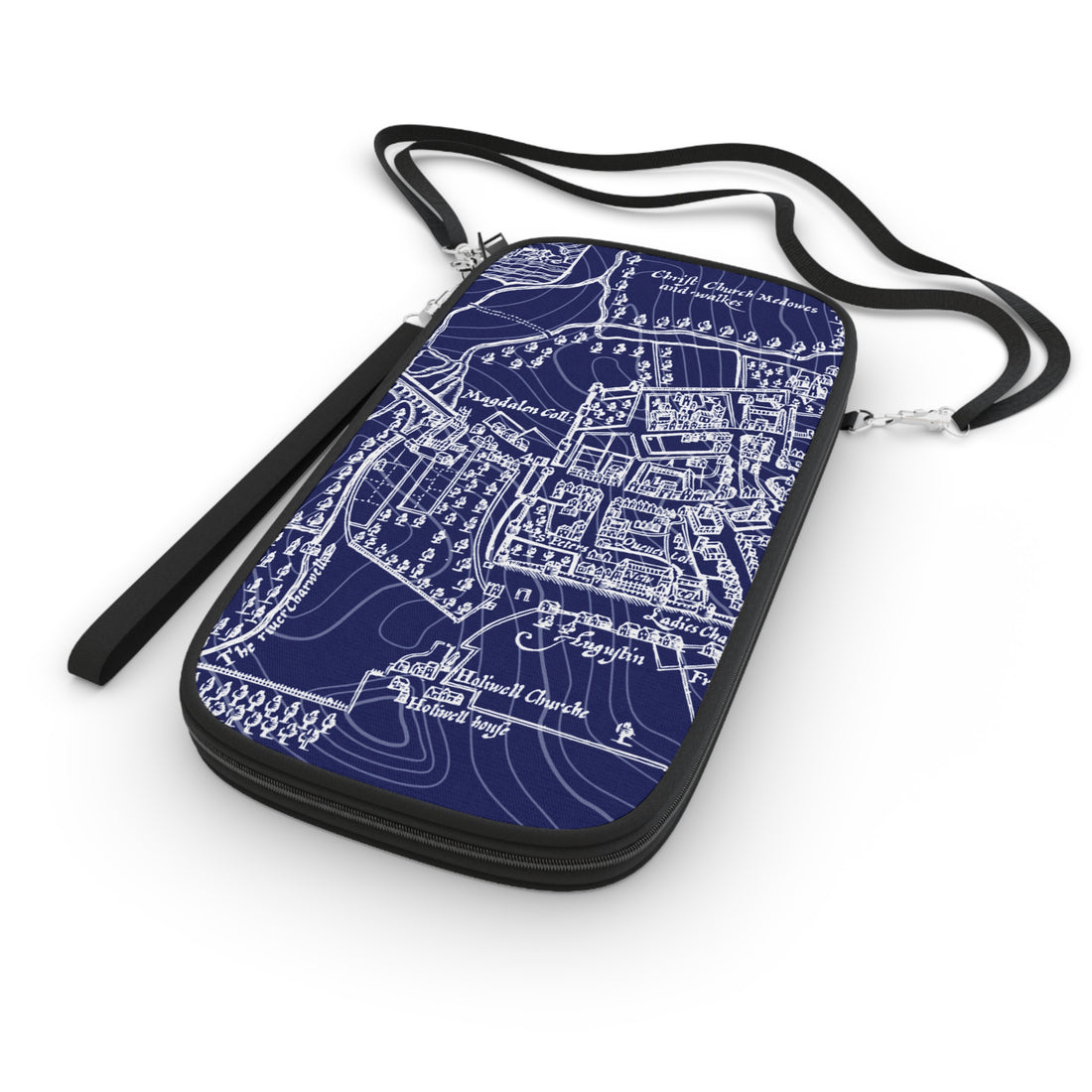 Map Passport Wallet Navy Blue | Travel Organizer, Adventure Essential
