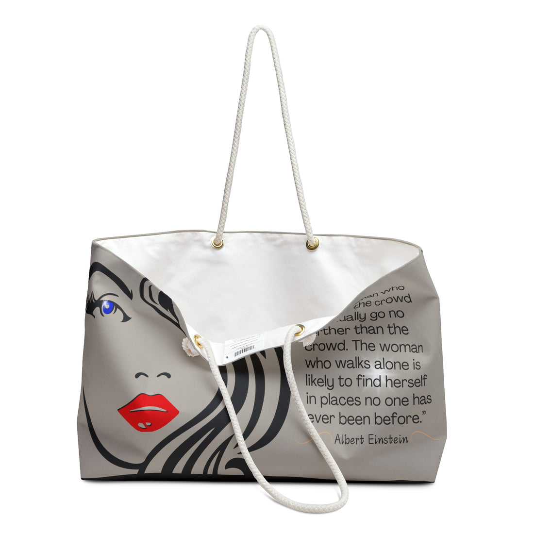 Woman Walks Alone Tote