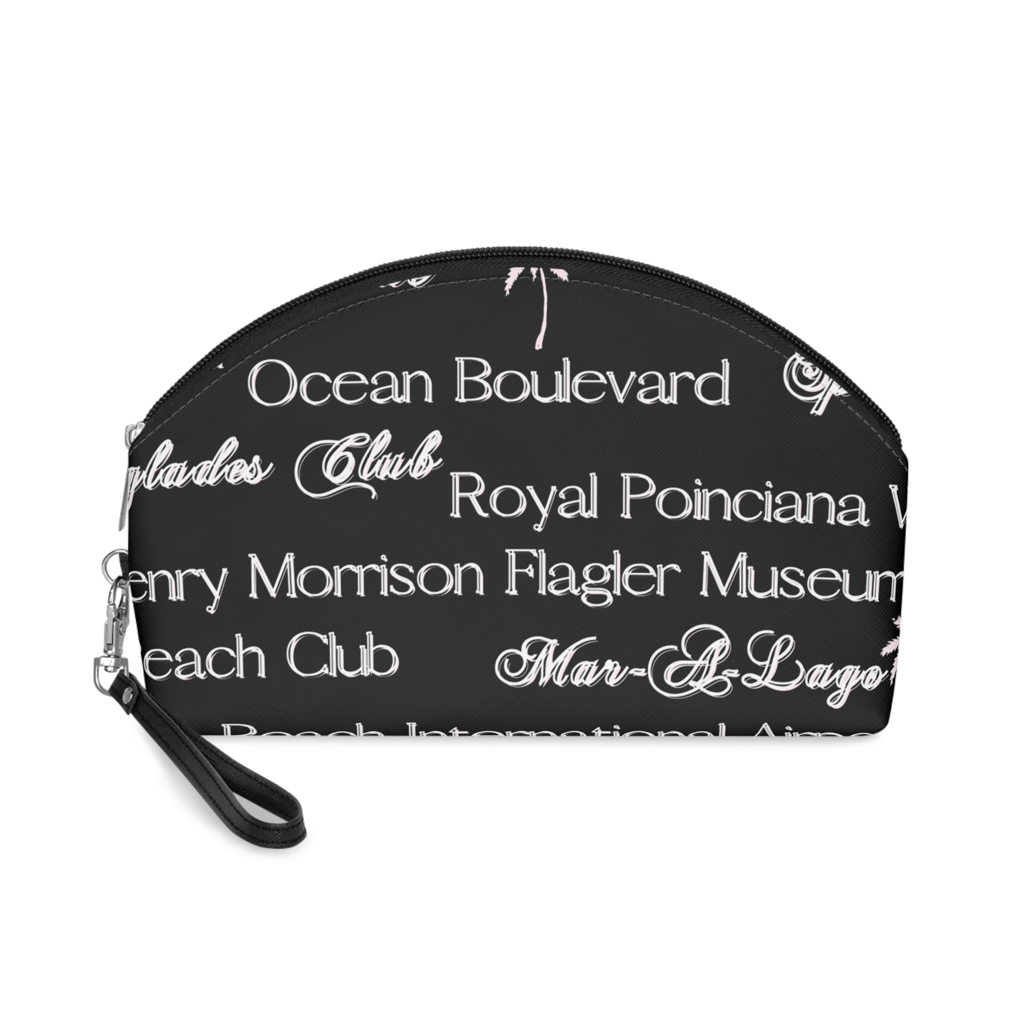 Makeup Bag Palm Beach Blk/pnk