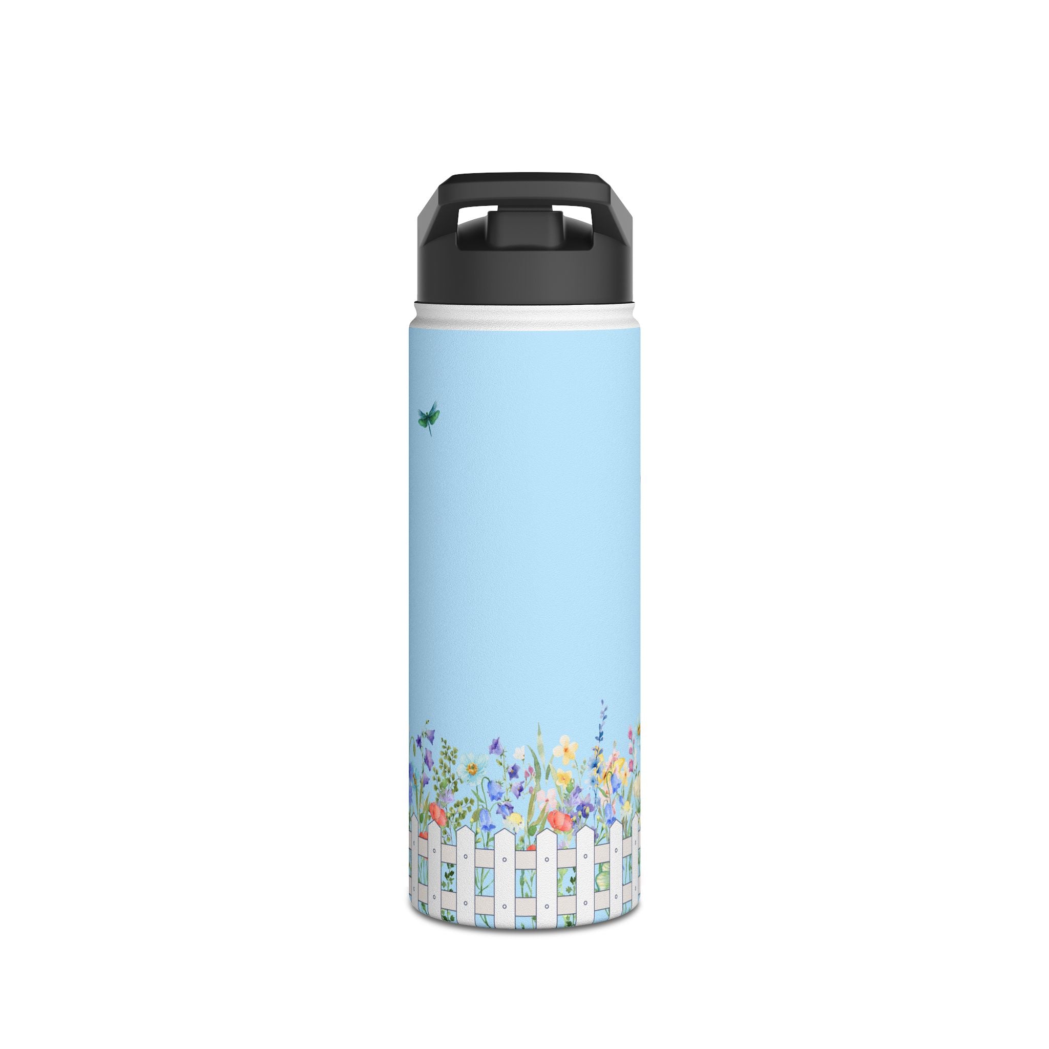 Garden Party Stainless Steel Water Bottle, 18oz Eco-Friendly Travel Mug, InspirationalHydration, Great for Hikers, Gift Idea for picnic Lovers – Mug by Cre8ive Masters