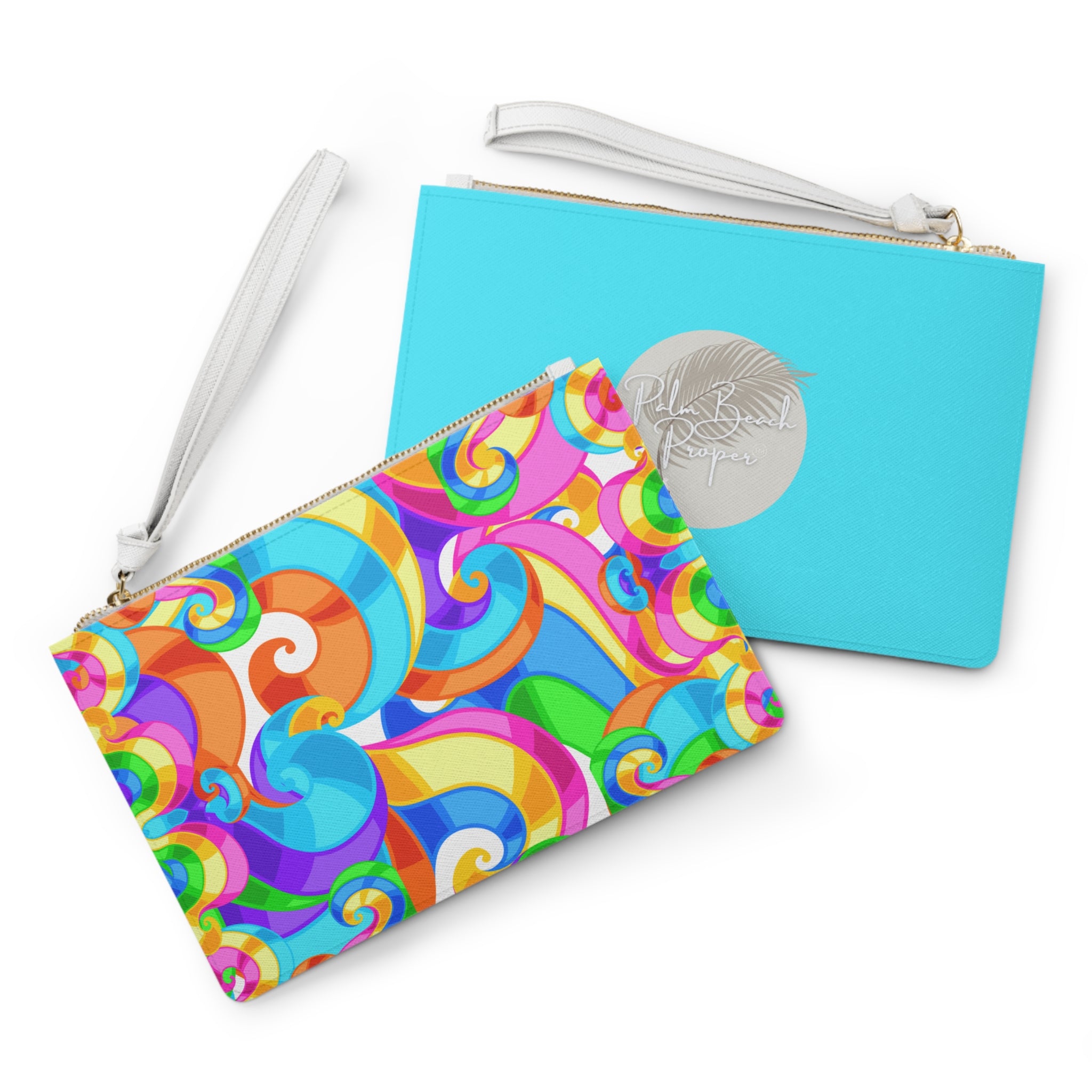 Faux Leather Clutch Bag