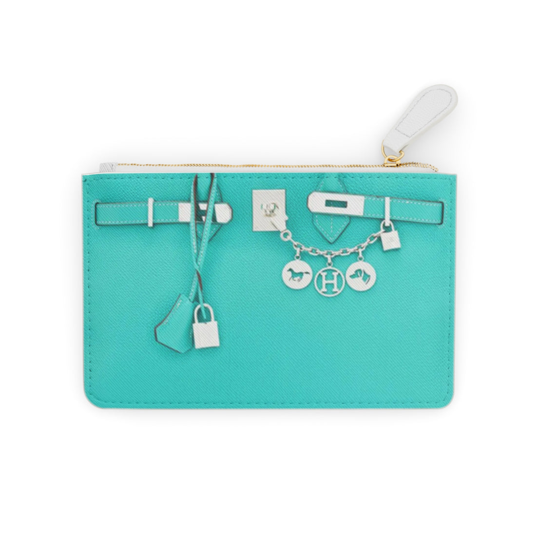 Aqua inspired Mini Clutch Bag