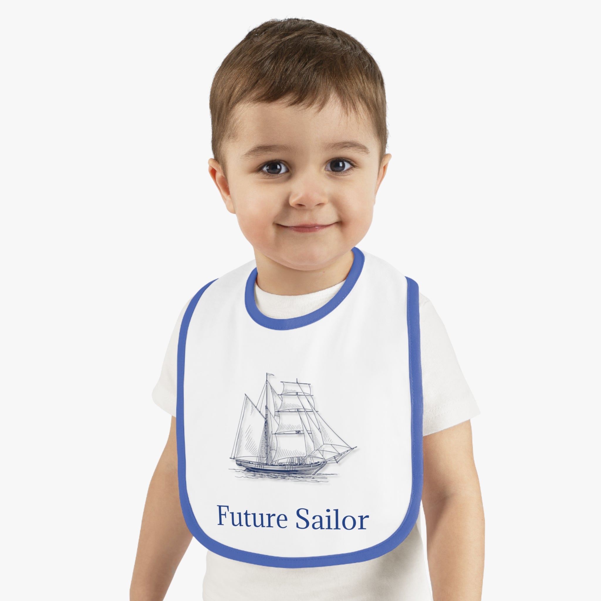 Nautical Baby Gift Future Sailor Baby Bib