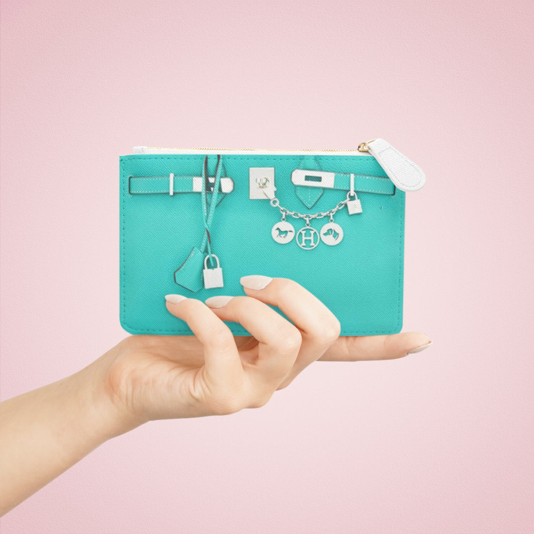Aqua inspired Mini Clutch Bag