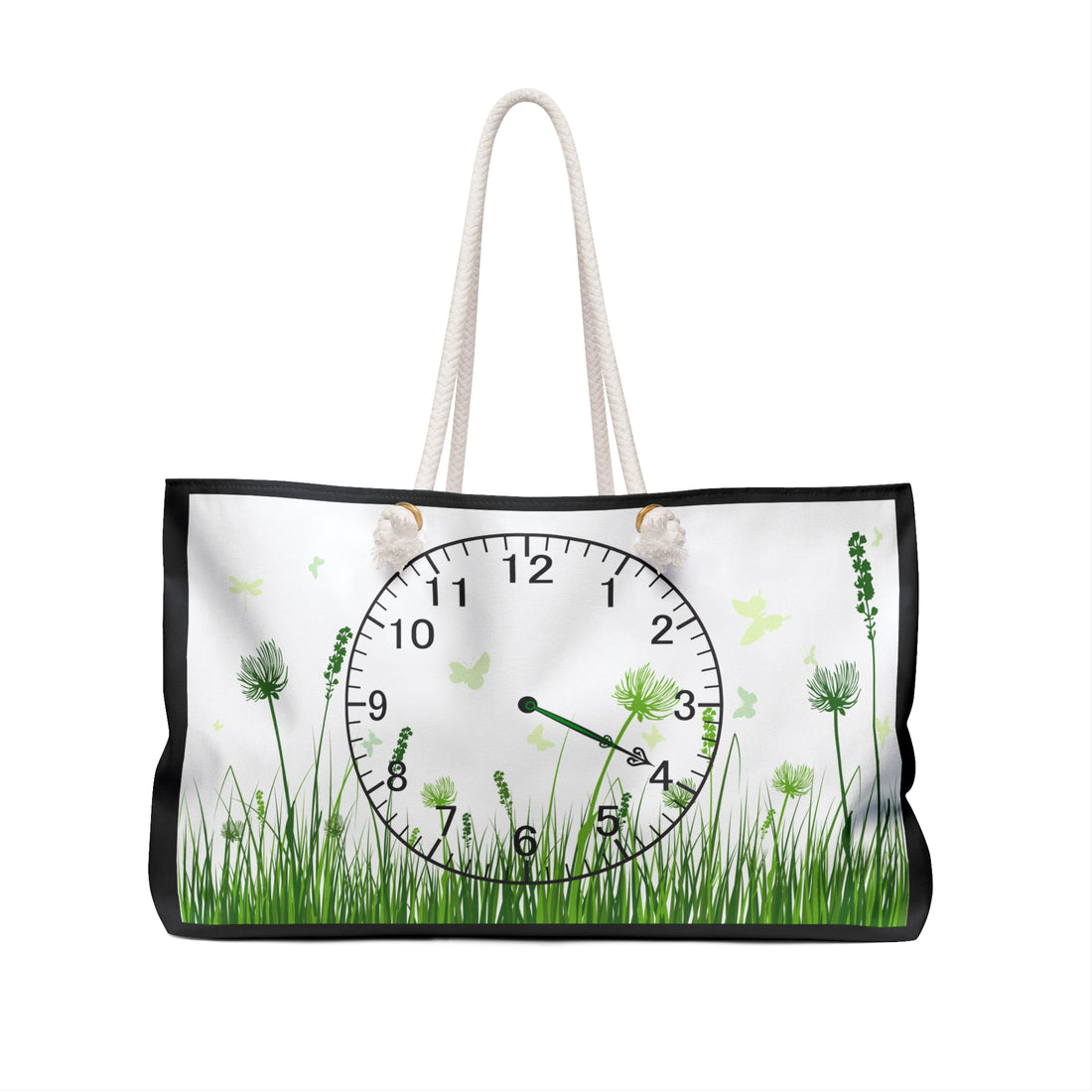 CM Herbal Tote – Oversized Canvas Weekender Bag