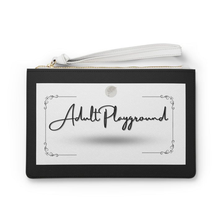 PB Playground Clutch Bag — Map & Playful Print Wristlet