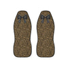 Leopard Bow Car Seat Covers — Chic Animal Print Auto Seat Protector