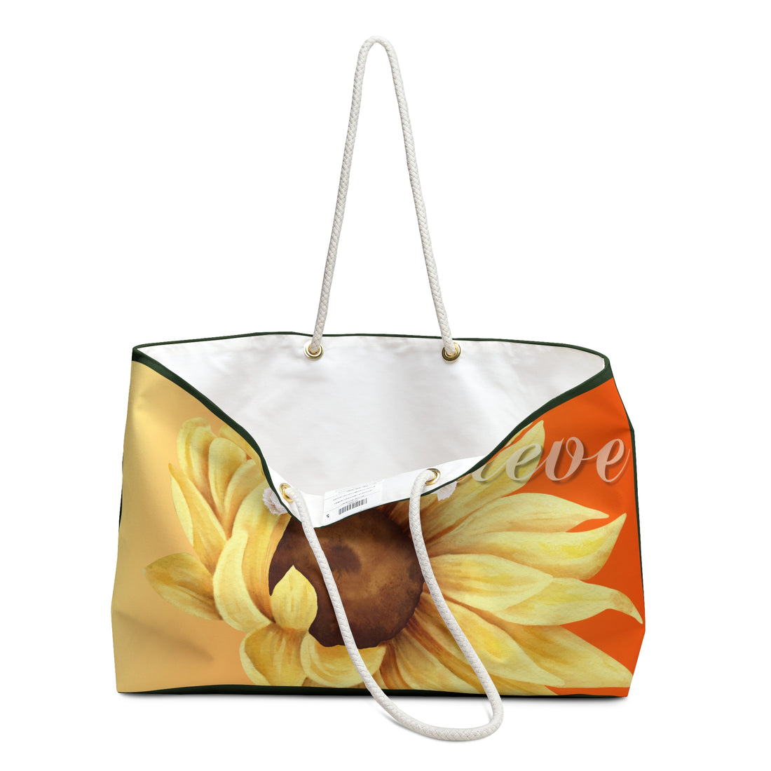 "Believe The Sun Rises" Tote