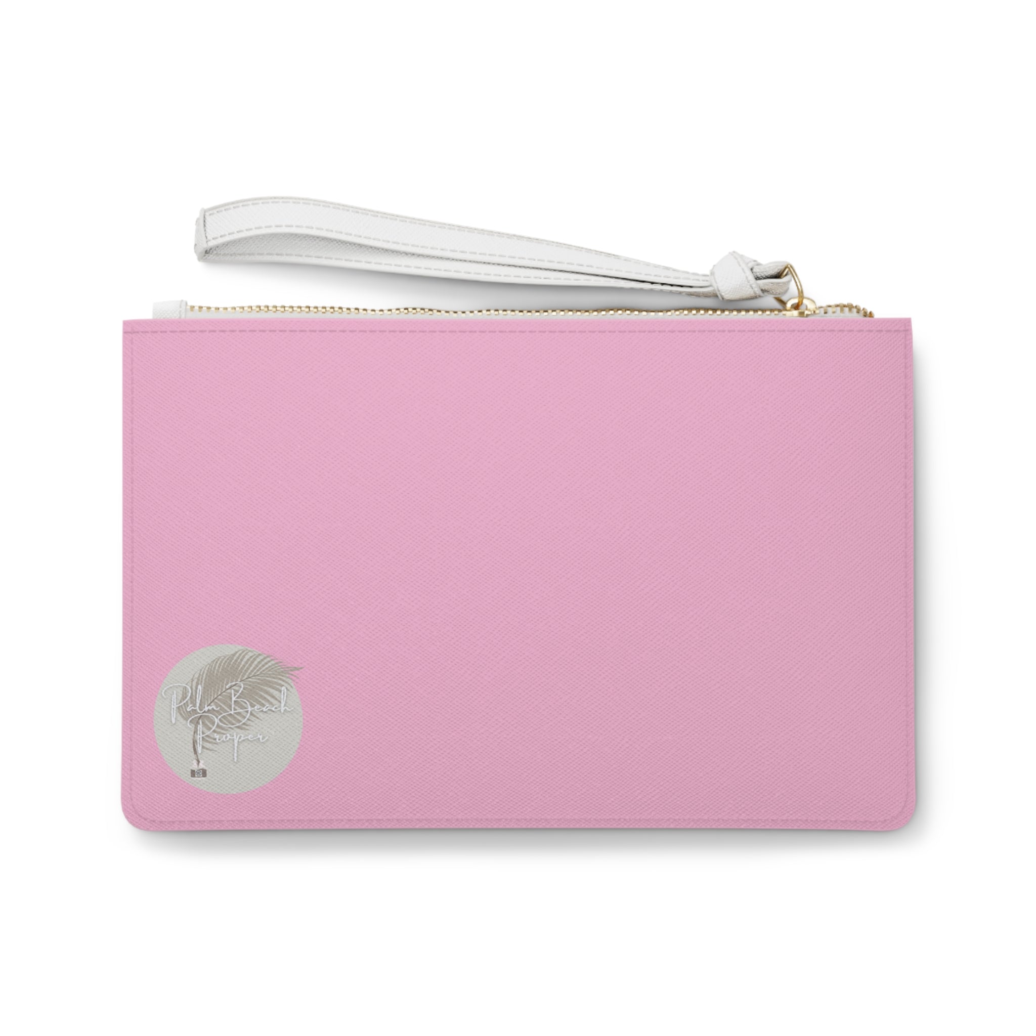 Designer Inspired Pink Clutch Bag