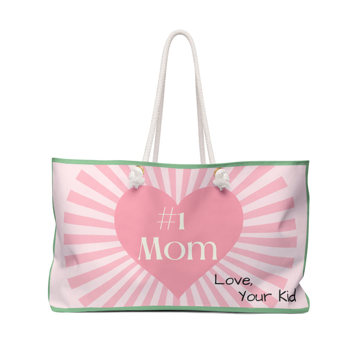 #1 Mom/Flowers Tote