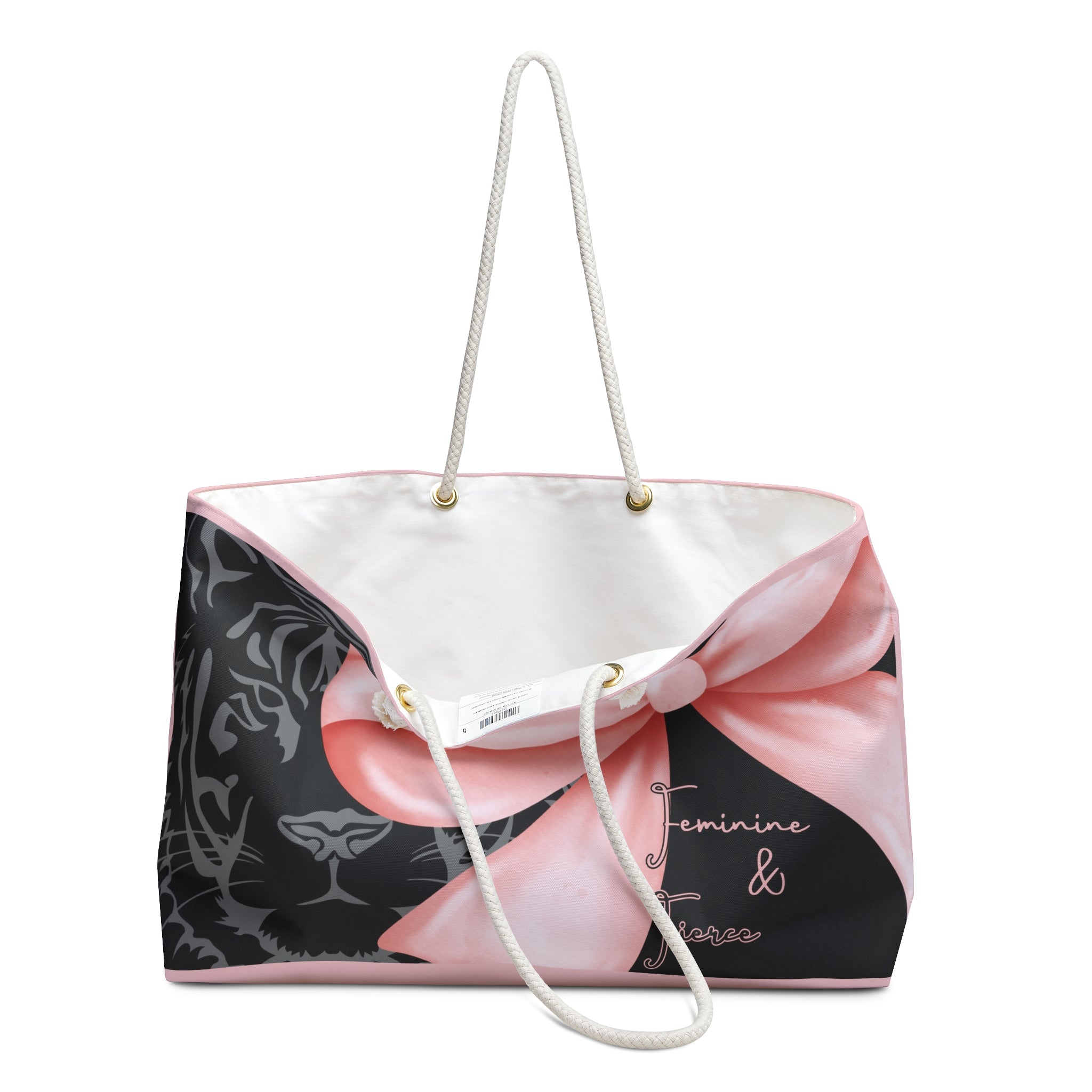 "Feminine & Fierce" Tote