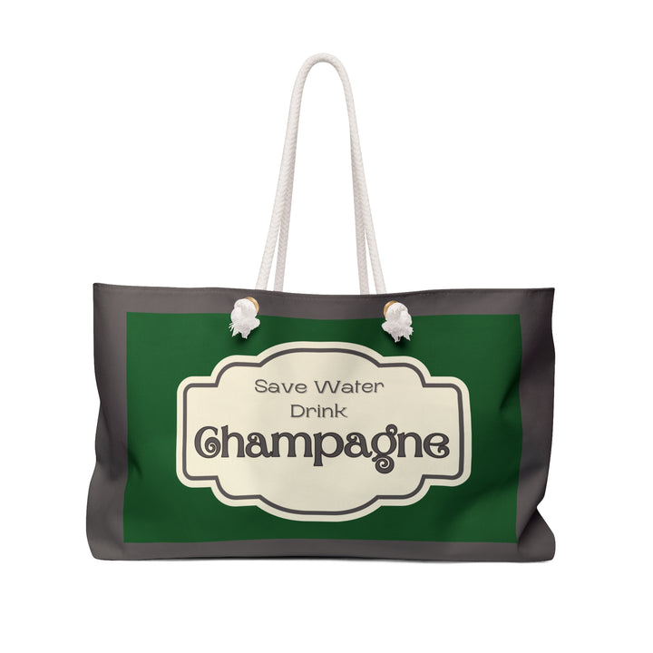 Save Water, Drink Champagne Tote