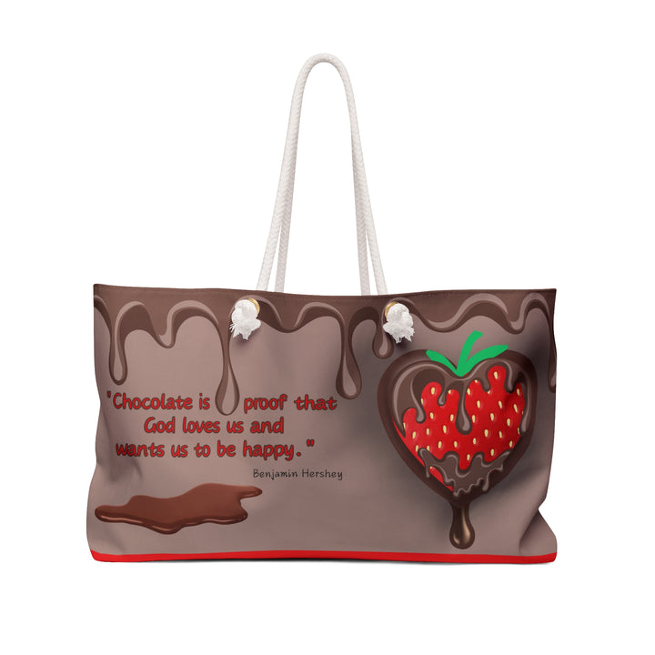 Ben Hershey Chocolate Tote - 24″ x 13″