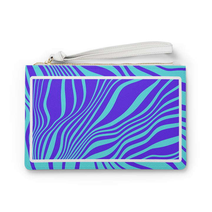 purple-aqua Clutch Bag vibrant wealthy sigil