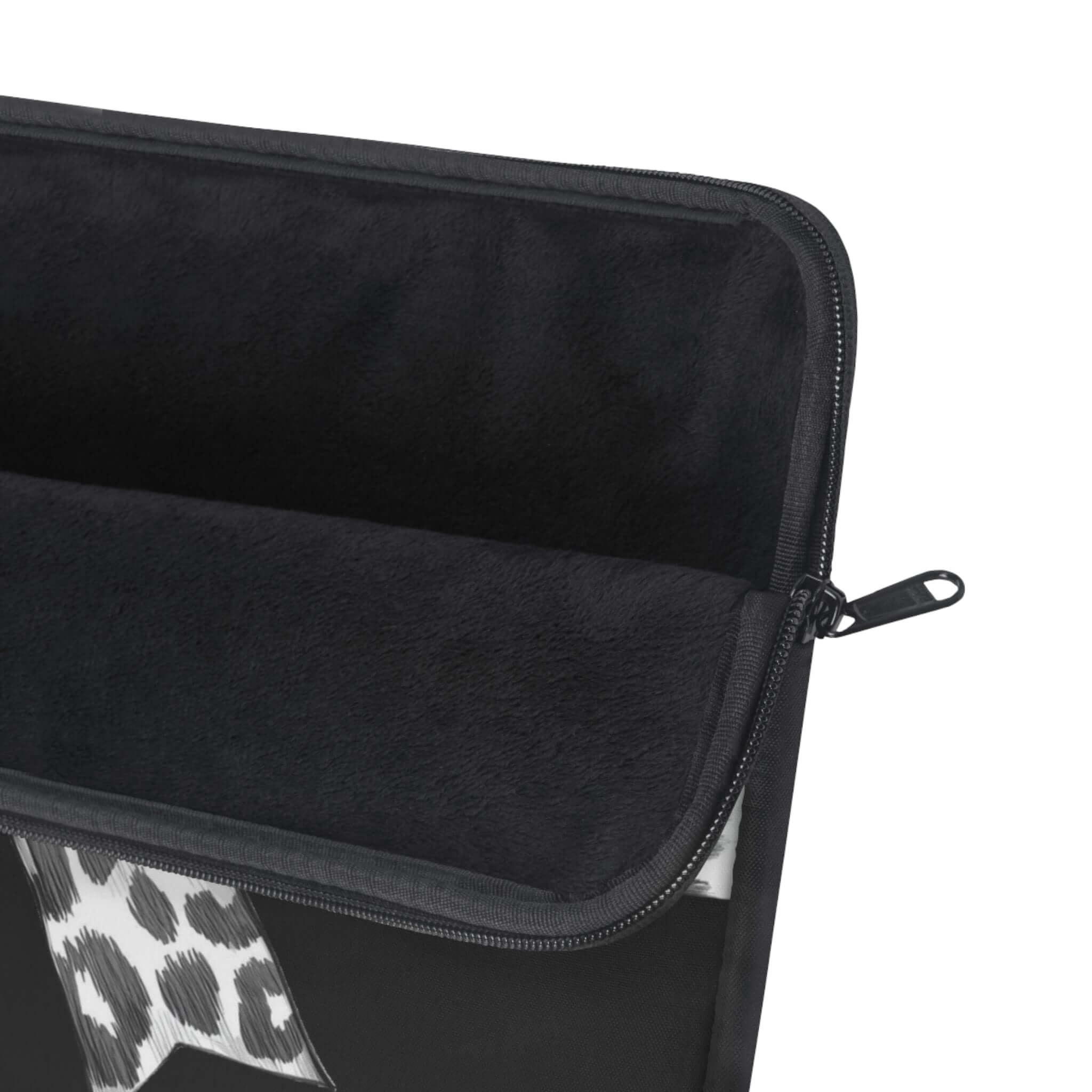 Leopard Bow Laptop Sleeve | Chic Tech Accessory, Gift for Her, Stylish Laptop Bag, Trendy Sleeve, Modern Leopard Print – Laptop Sleeve by Cre8ive Masters