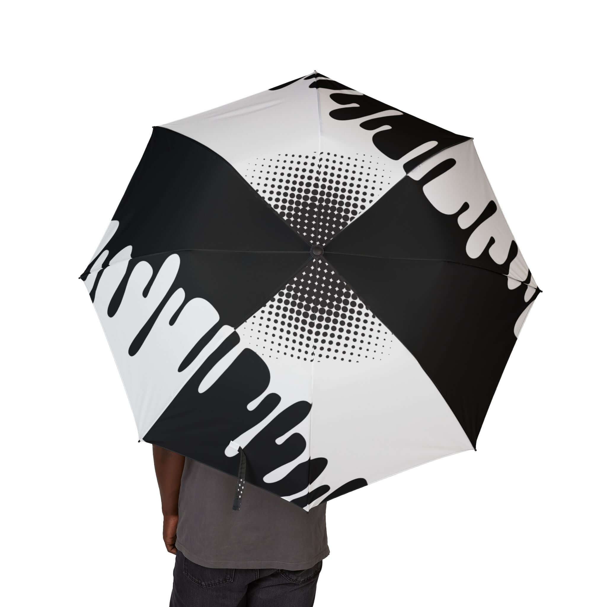 Umbrella Chic Drip - Stylish Foldable Umbrella for Rainy Days