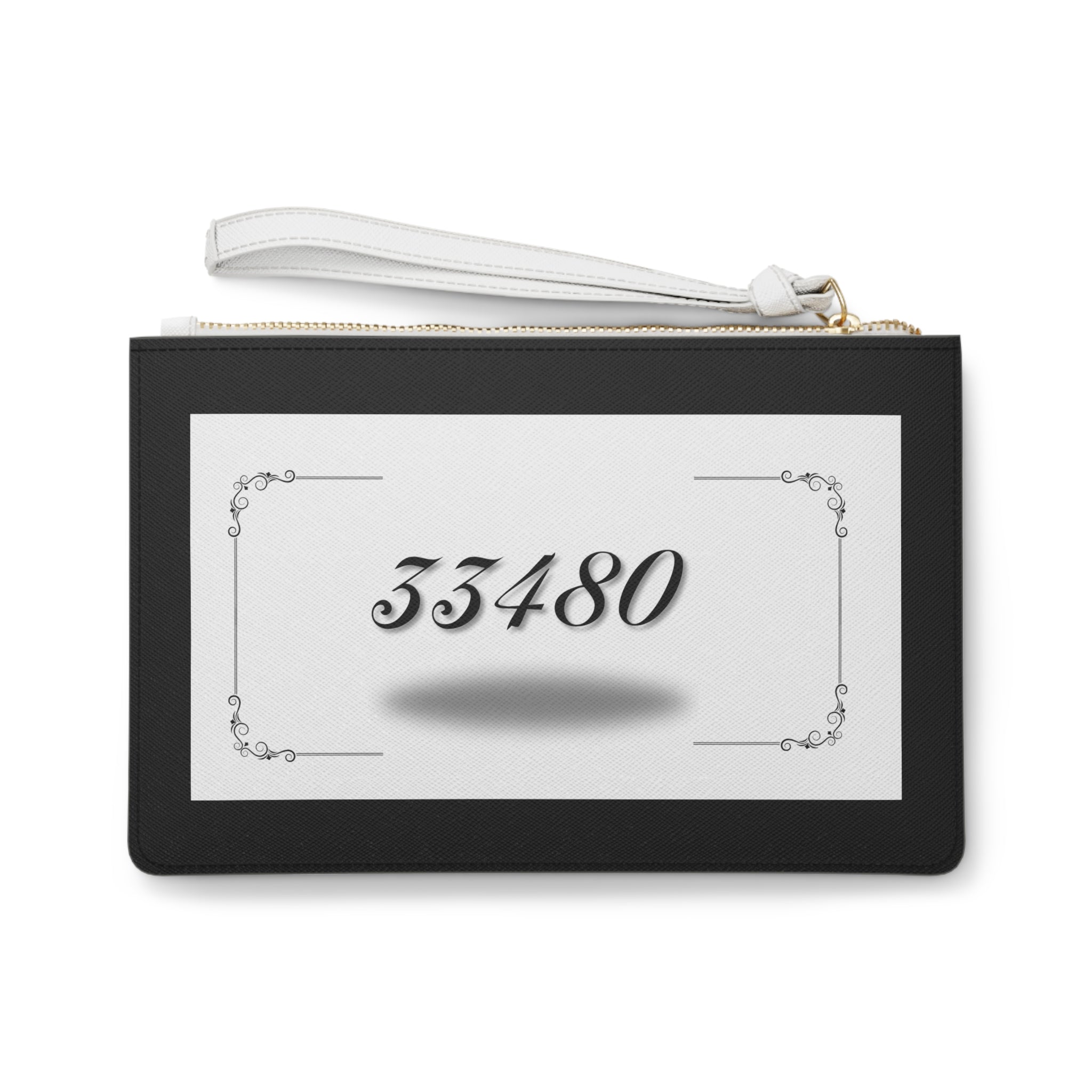 PB Playground Clutch Bag — Map & Playful Print Wristlet