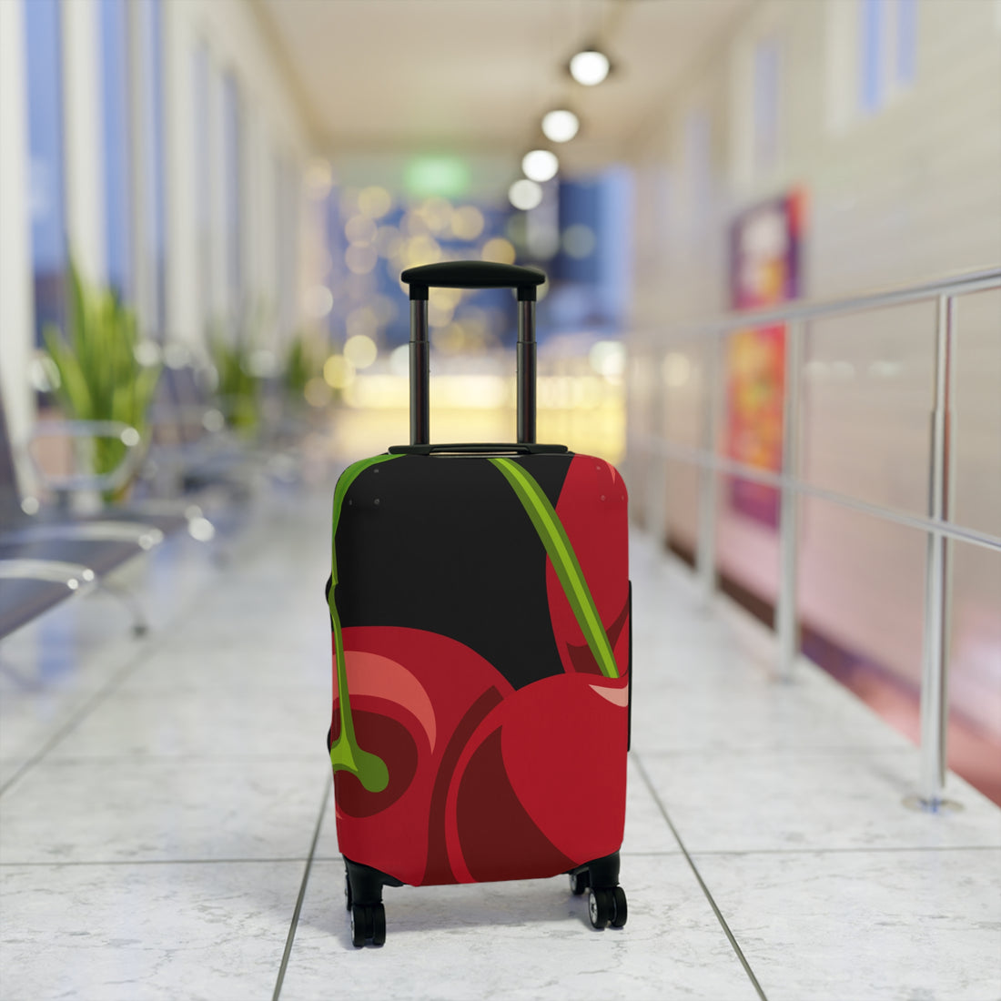 Poppin' Cherry Luggage Cover - Colorful Travel Protector