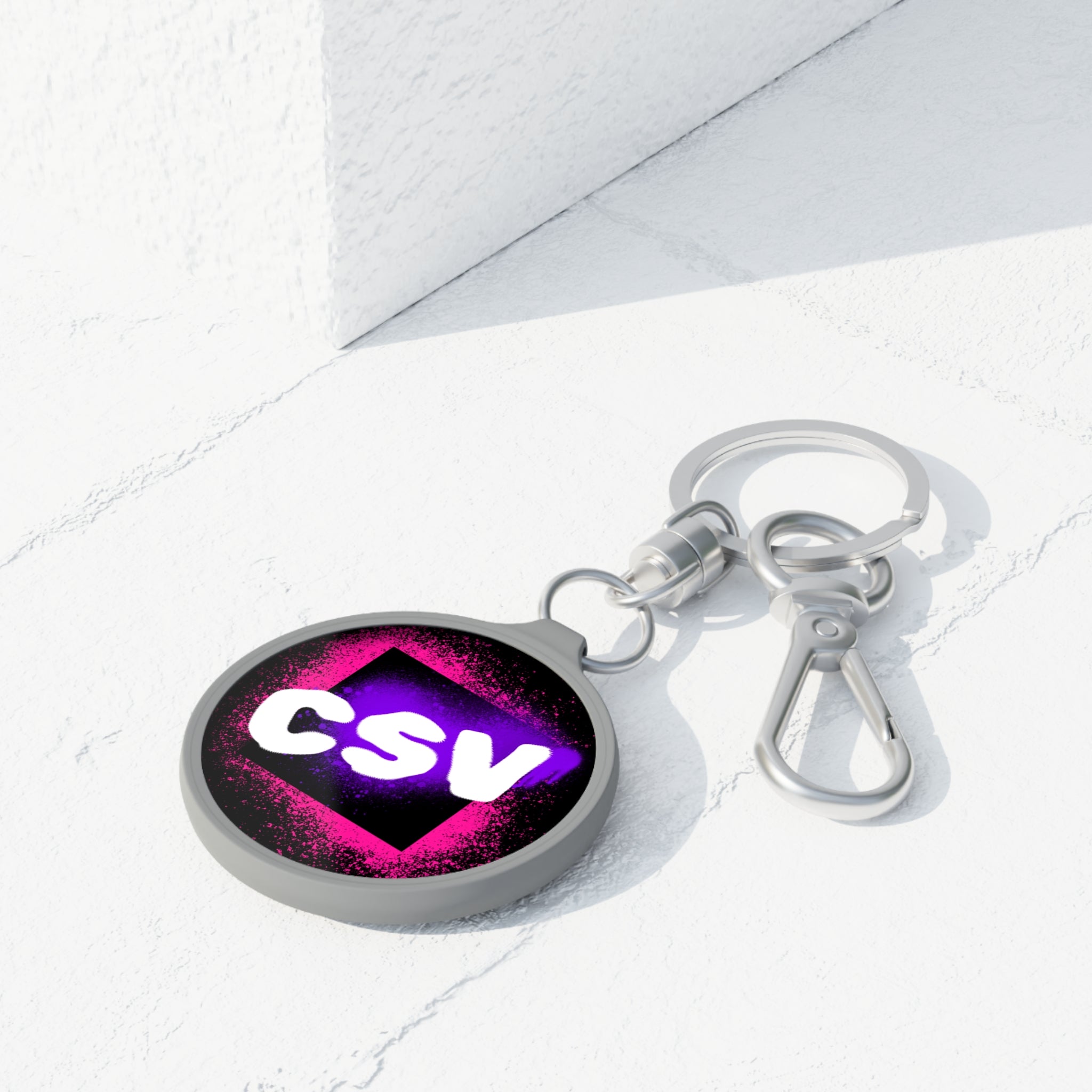 Personalized Keyring Tag, Custom Keychain, Unique Gift for Her