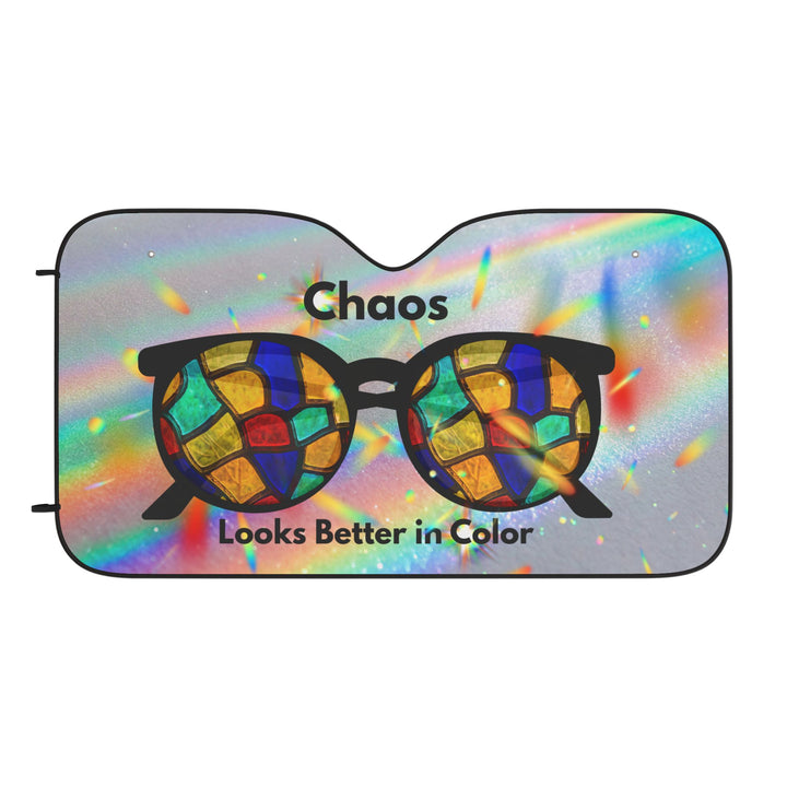 Chaos Looks better in color Car Sun Shades | Colorful UV Protection
