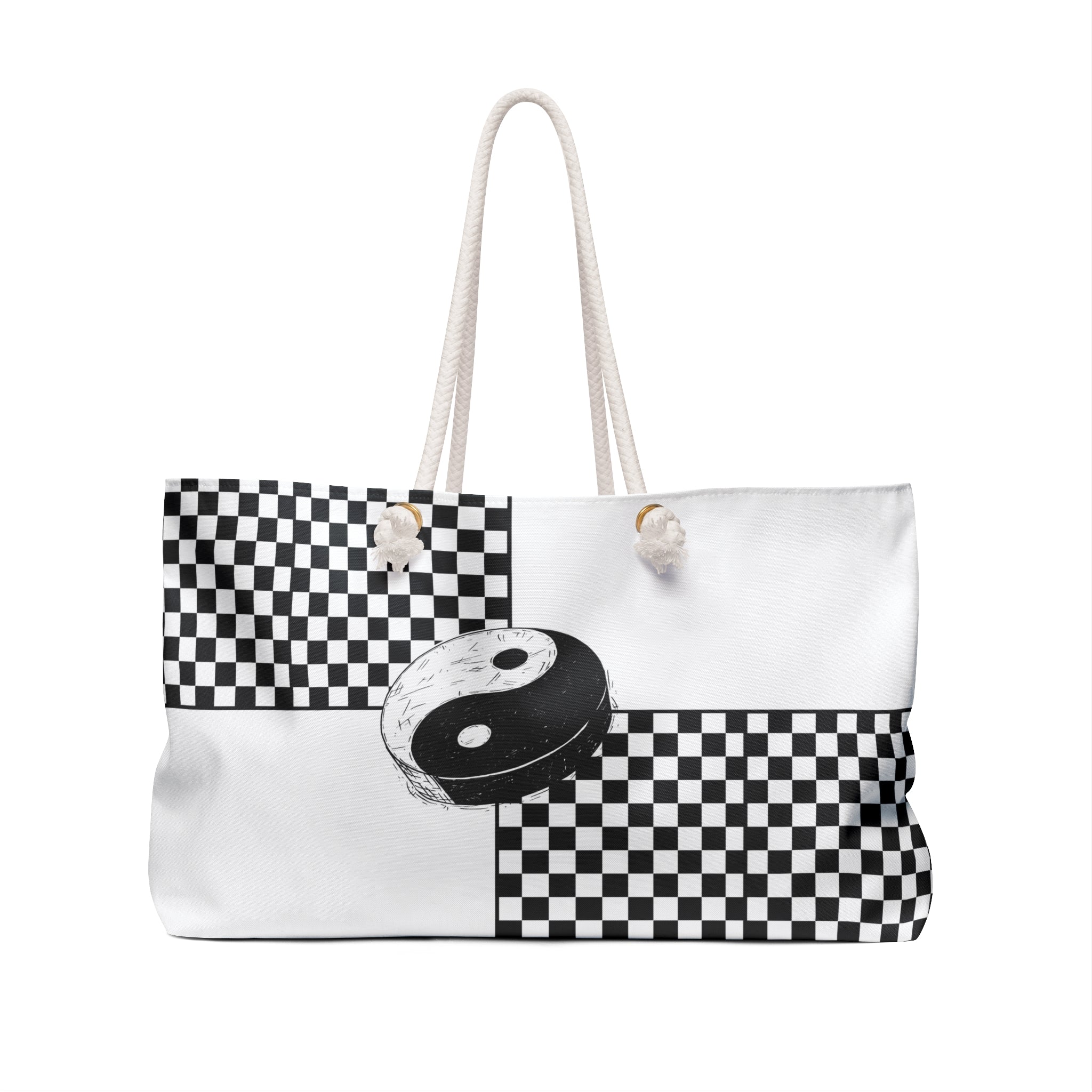 "CHECKMATE & CHILL" TOTE – Fun & Stylish
