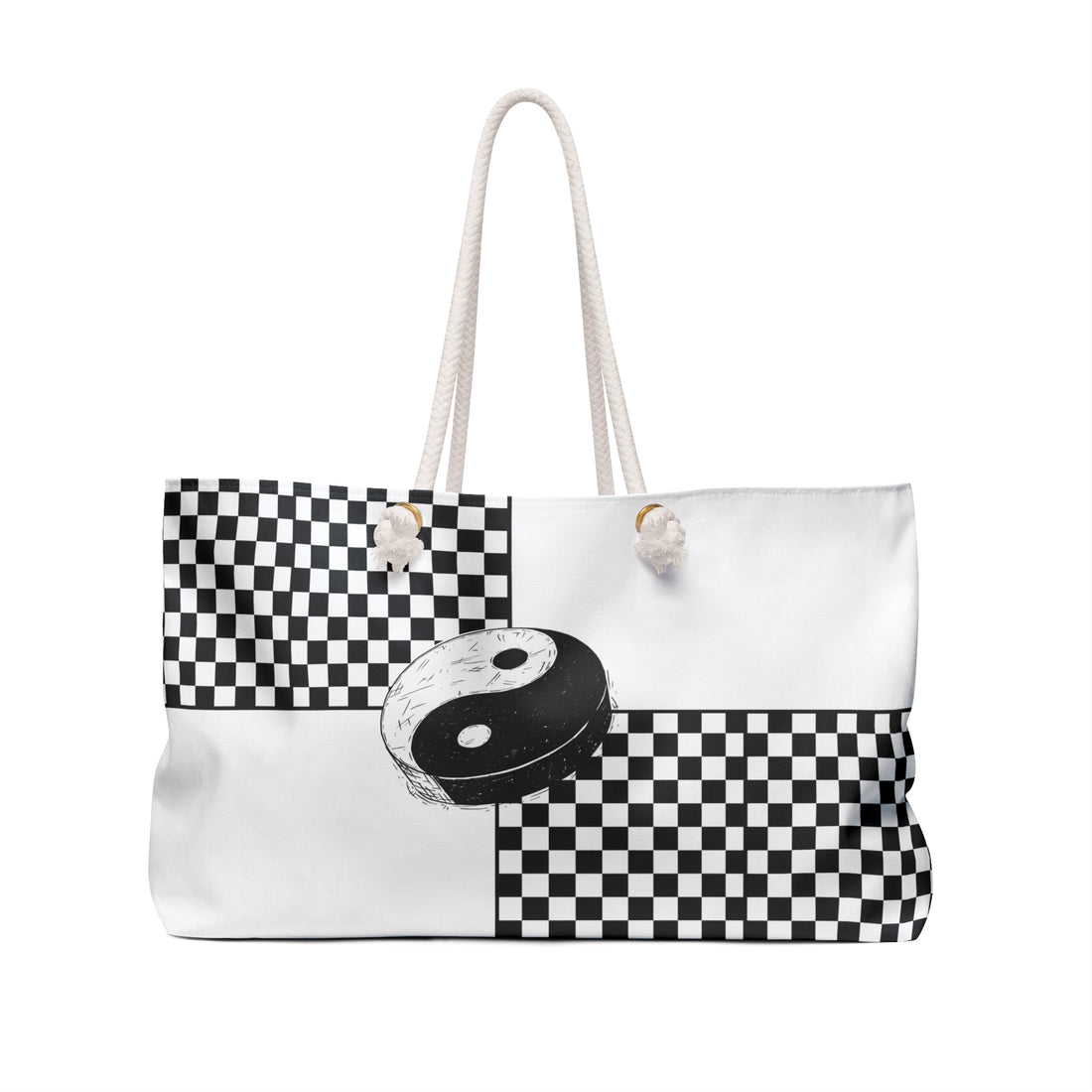 "CHECKMATE & CHILL" TOTE – Fun & Stylish